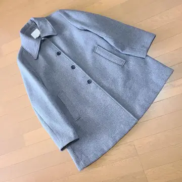 H&M 그레이 코트 M