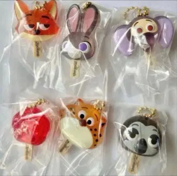 주토피아 아이스캔디 참 전 6종 컴플리트 아이스캔디