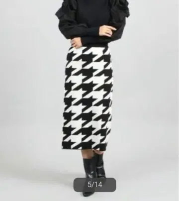 새상품급 FENNEL 스콧 클럽 하운드투스 야마다야 니트 스커트