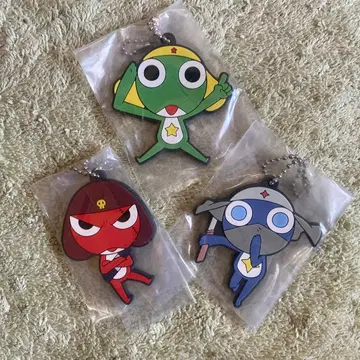 개구리 중사 케로로 러버 스트랩 3종 세트