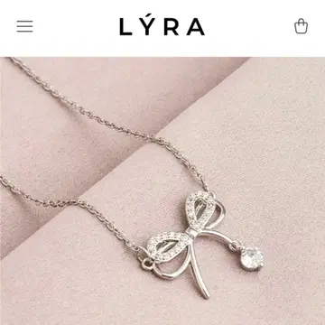 LYRA 브릴리언트 리본 목걸이