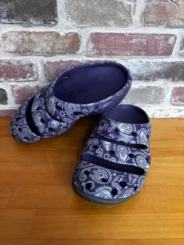 KEEN 반다나 패턴 YOGUI 요기 페이즐리 에도 보라색