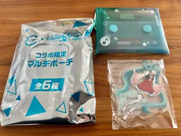 참 포함 아크릴 파우치 스시로 프로젝트 세카이 프로세카 하츠네 미쿠