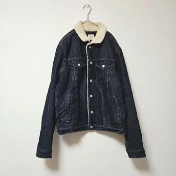 다크 네이비 [GAP] 갭 데님 보아 자켓 G 인디고 (M)