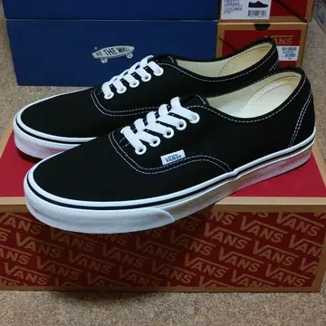 반스 오센틱 블랙 캔버스 US 규격 스테디셀러 모델 44