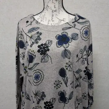 새상품 롱 원피스 속기모 니트소 빅 사이즈