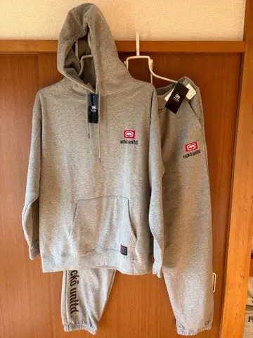 ecko united 그레이 후드티 조거 팬츠 세트