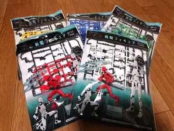 세리아 전투 피규어 빨간색 화이트 노랑 파랑 그린 5개 세트