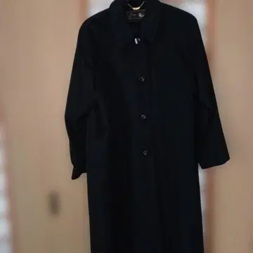 퓨어 캐시미어 블랙 롱 코트 13호