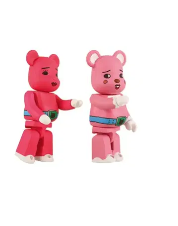 미개봉 PostPet 10th Anniversary 베어브릭 2체 세트