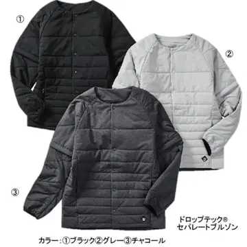 워크맨 드롭 테크 충전솜 세퍼레이트 블루종 M