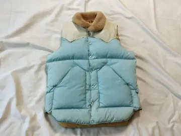 록키 마운틴 Christy 다운 베스트 38 보아 옷깃 라이트 블루