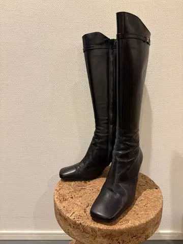 [ et vous 롱 부츠 ] 블랙 36