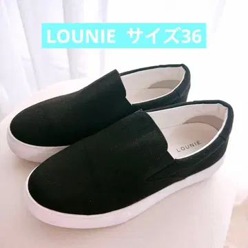 LOUNIE 블랙 슬립온