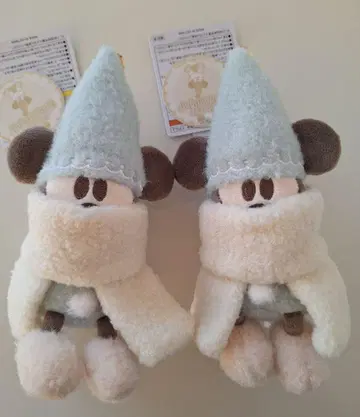 [ 새상품 ] 도쿄 디즈니랜드 리루린린 인형 배지 세트 크리스마스