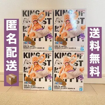 4개 세트 원피스 루피 니카 피규어