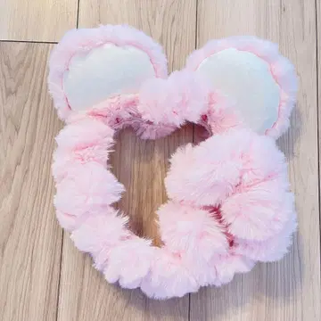 미사용 새상품 컴퓨터 모니터 커버 곰 귀 핑크 복슬복슬 산리오