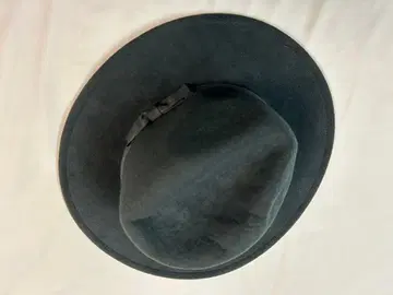 블랙 울 펠트 햇 리본 포함