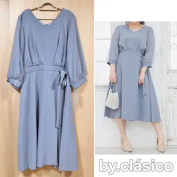 12/14까지 정가 13530엔 고급 CLETTE 원피스 드레스 쿠레트