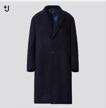+J 유니클로 캐시미어 블렌드 오버 사이즈 체스터 코트