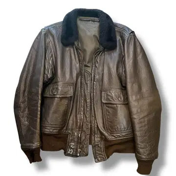 G-1 가죽 플라이트 자켓 고트스킨 TRS 한국 전쟁 파이롯트 사양