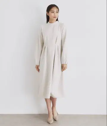 index 기모 트위드풍 저지 원피스 [세탁기 사용 가능]
