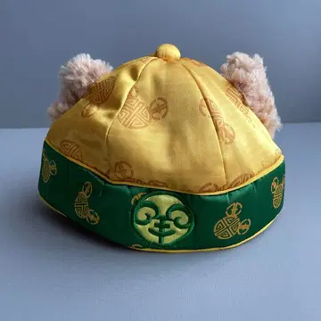 홍콩 디즈니랜드 더피 구정 팬캡 키즈 이어햇