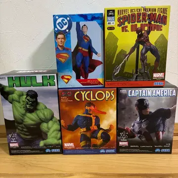 아메리칸 코믹스 피규어 세트 (스파이더맨, 슈퍼맨 외)