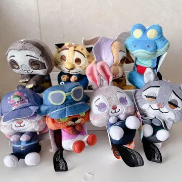 주토피아 2 &you 마스코트 전 8종 컴플리트