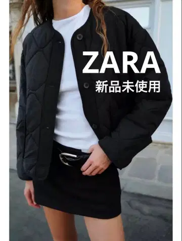 ZARA 패치 포켓 퍼프 자켓
