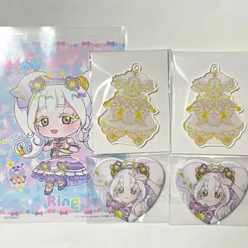 아이프리 링 공주 코디 아크릴 키링 엽서 캔뱃지