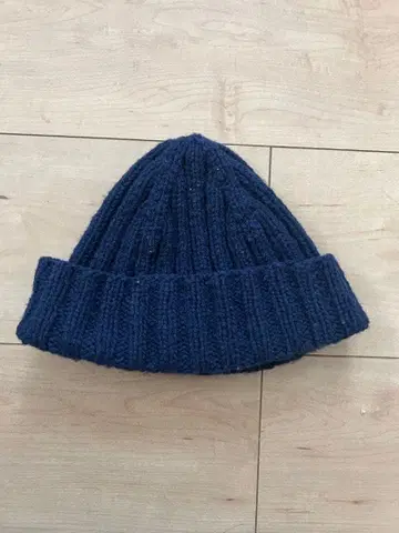 브라이스랜즈 니트 모자 리브 네이비