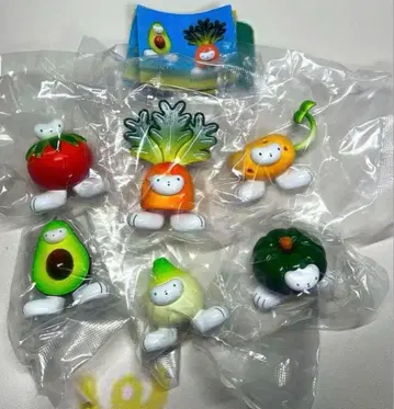 신비한 채소 키메라 마스코트 피규어 6종 전종 세트
