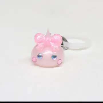 [ 미개봉 새상품 ] 핑크 펄 볼터치 호페짱 메지루시 액세서리 산보석