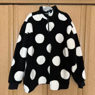 LAZY OAF 레이지오프 물방울 패턴 플리스 자켓 XL