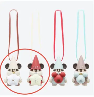 릴린린 2025 캡슐 토이 2개 세트 화이트 모자 레드 모자