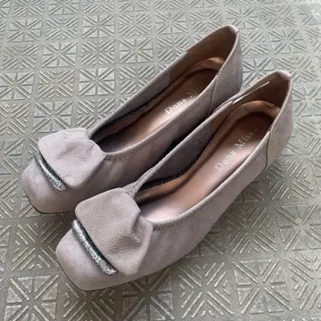 Dona Miss 그레이 리본 포함 펌프스 23cm