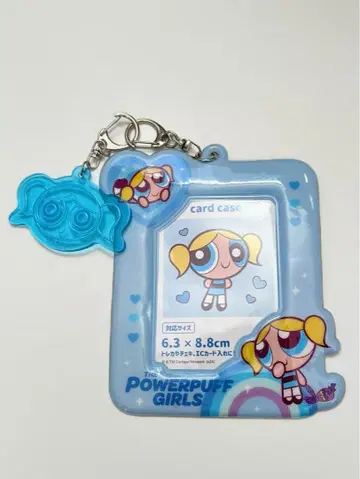 파워퍼프걸 트레이딩 카드 케이스 패스 케이스 아크릴 키링 카드 케이스