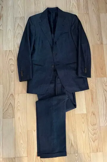 소버린 유나이티드 애로우즈 울 수트 네이비 46 상하의