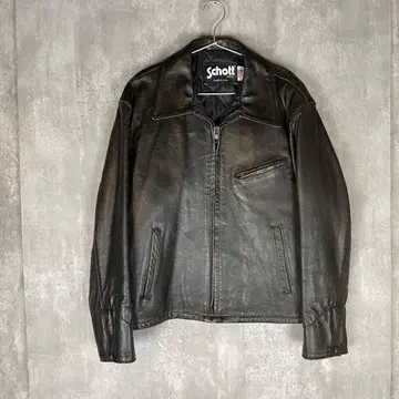 [ USA ] Schott 빈티지 가죽 싱글 라이더 자켓