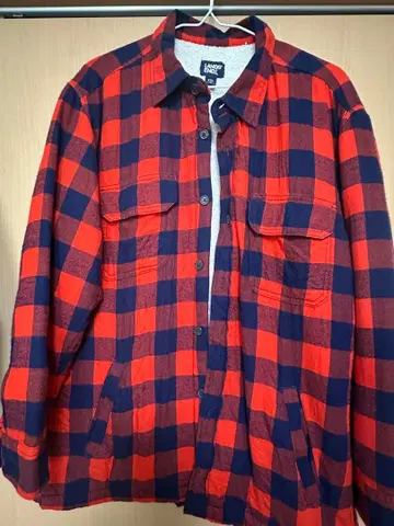 LANDS' END 랜즈 엔드 보아 자켓 체크