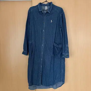 CHUMS 데님 셔츠 원피스 L