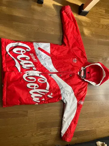 벤치 코트 미즈노제 M 사이즈 코카콜라 로고(1998년)