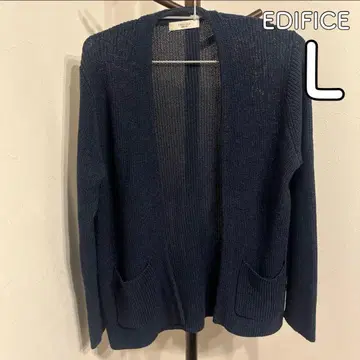 [ L 사이즈 ] EDIFICE 남성용 가디건 니트