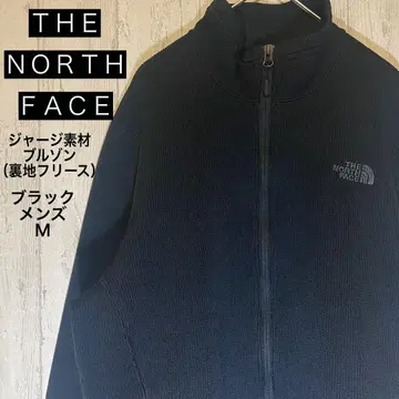 THE NORTH FACE 블랙 저지풍 블루종 안감 플리스 남성용 M