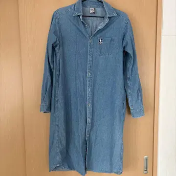 CHUMS 데님 셔츠 원피스 L