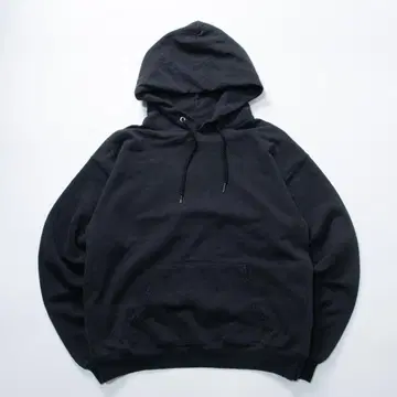 무지 후드 맨투맨 블랙 면폴리 90s 택 없음