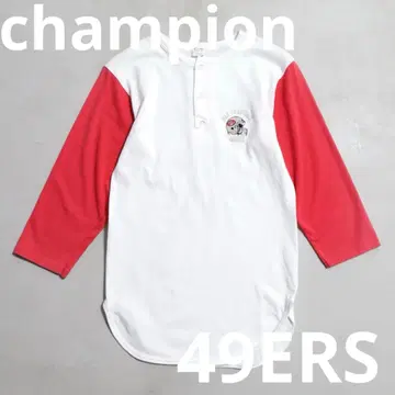 챔피언 80s 풋볼 티셔츠 49ERS 티셔츠 usa 제조 레어