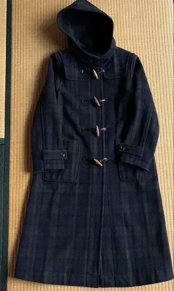 bulle de sabon 체크 더플 코트