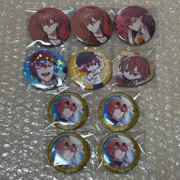 18TRIP 에이트리 아사한 니시조노 렌가 캔뱃지 세트